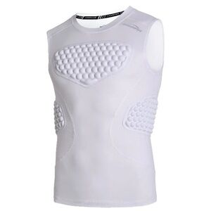 COOLOMG Men’s Chest Protector Compression Shirt